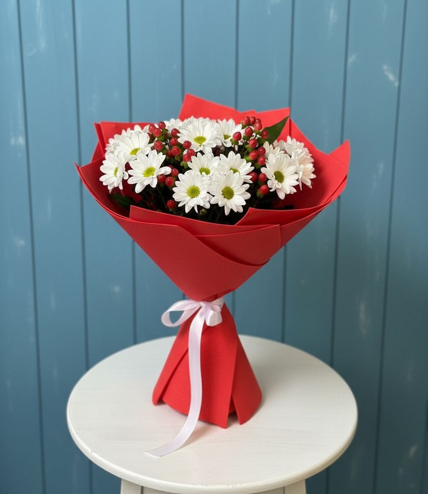 Букет цветов из: Хризантемы в Нижнедевицке