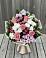 Букет цветов из: Альстромерии, Гвоздики, Розы и Хризантемы в Нижнедевицке