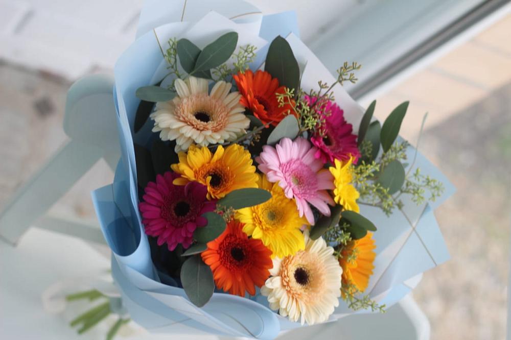 Букет цветов из: Герберы в Нижнедевицке