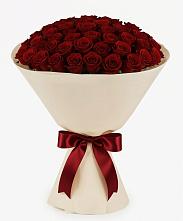 Букет 101 Бордовая роза Блэк Бакарра в Нижнедевицке
