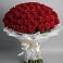 Букет 101 Красная роза Блэк Мэджик в Нижнедевицке