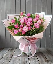 Букет Розовый кустик #REPLACE_PRED# Нижнедевицке