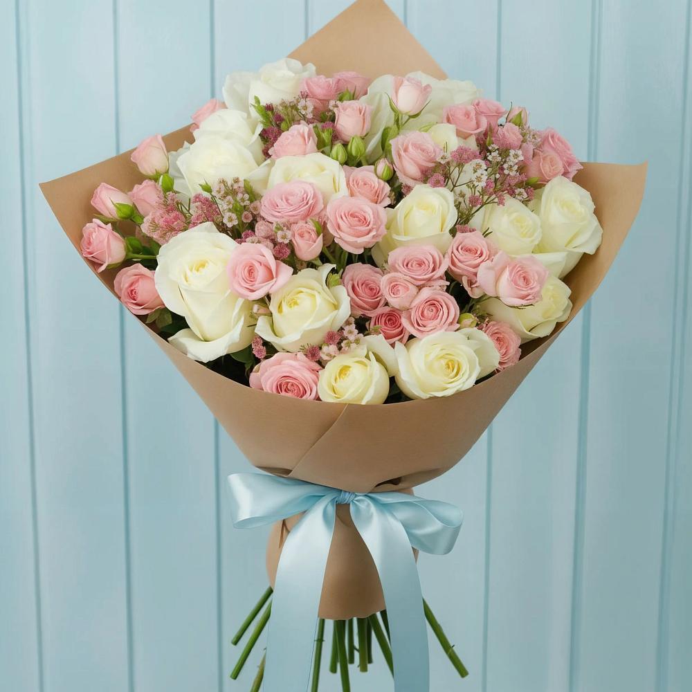 Букет цветов из: Розы в Нижнедевицке